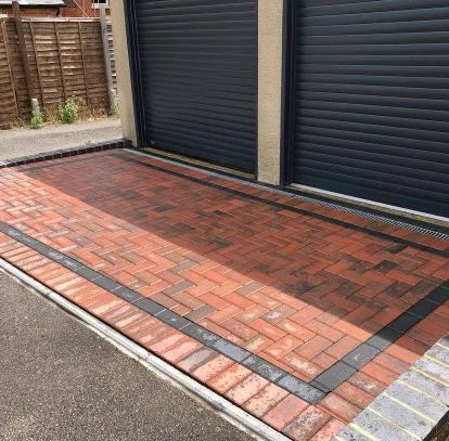 Block paving driveway project in Esher, Surrey — project 9