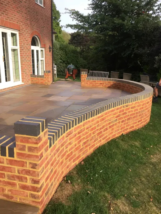 Brickwork & Landscaping installed in Esher