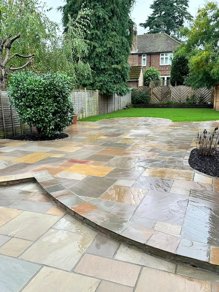 Patios installed in Esher