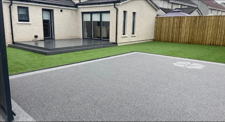 Resin bound patio project in Esher, Surrey — project 5