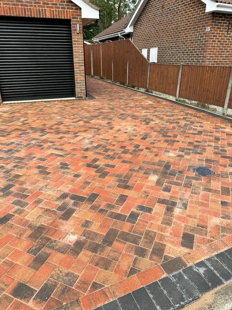Garden paving project in Esher, Surrey — project 5