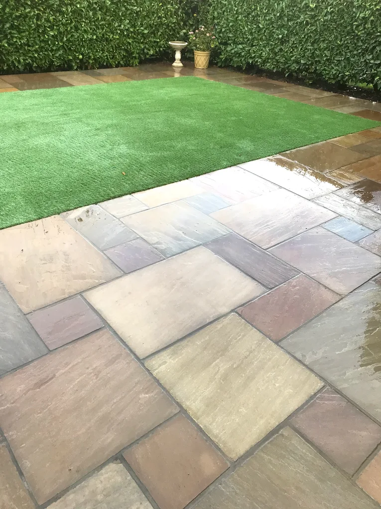 Garden paving project in Esher, Surrey — project 6
